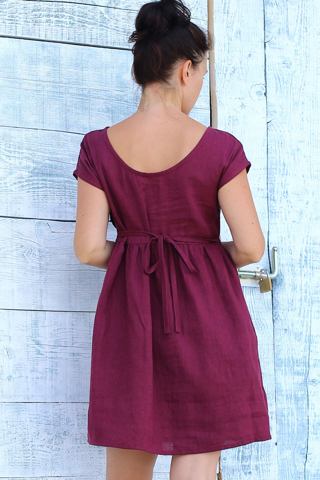 Czech linen short dress