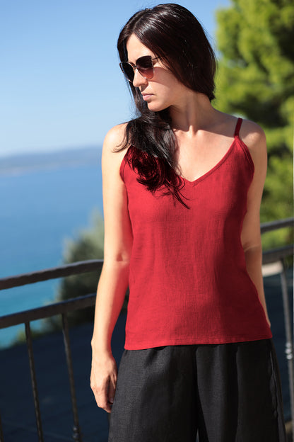 Czech linen tank top