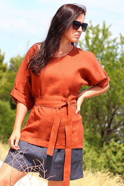 Women's linen tunic Lotika