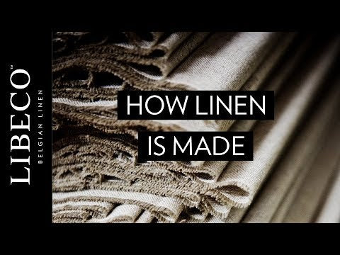 Load video: the process of making linen fabrics