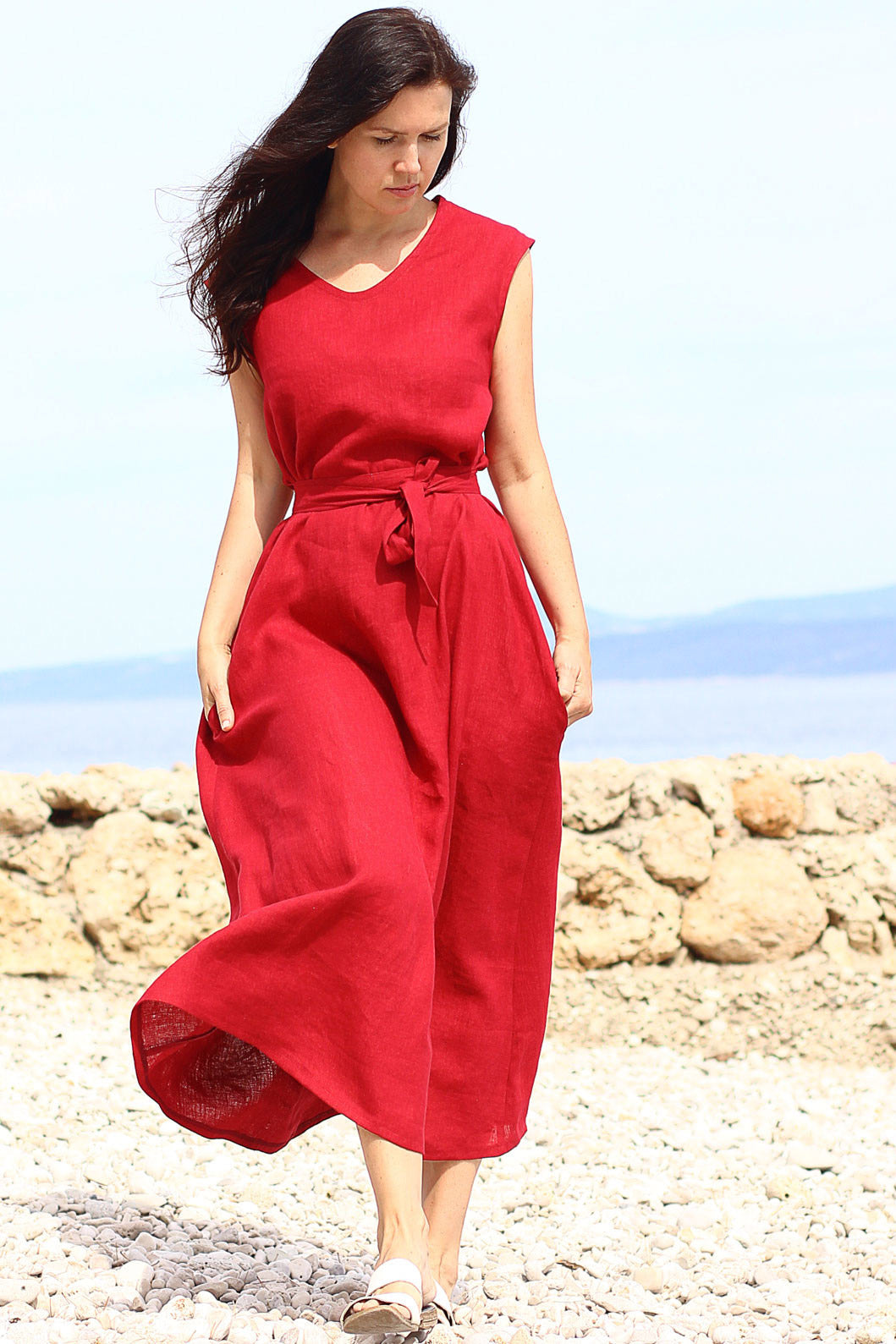 Favorite linen maxi dress