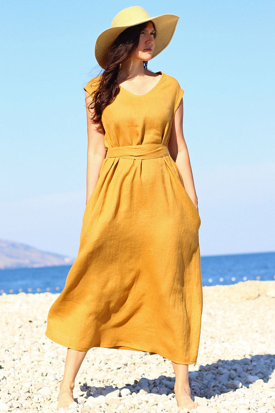 Favorite linen maxi dress