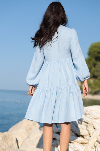 Loose linen dress